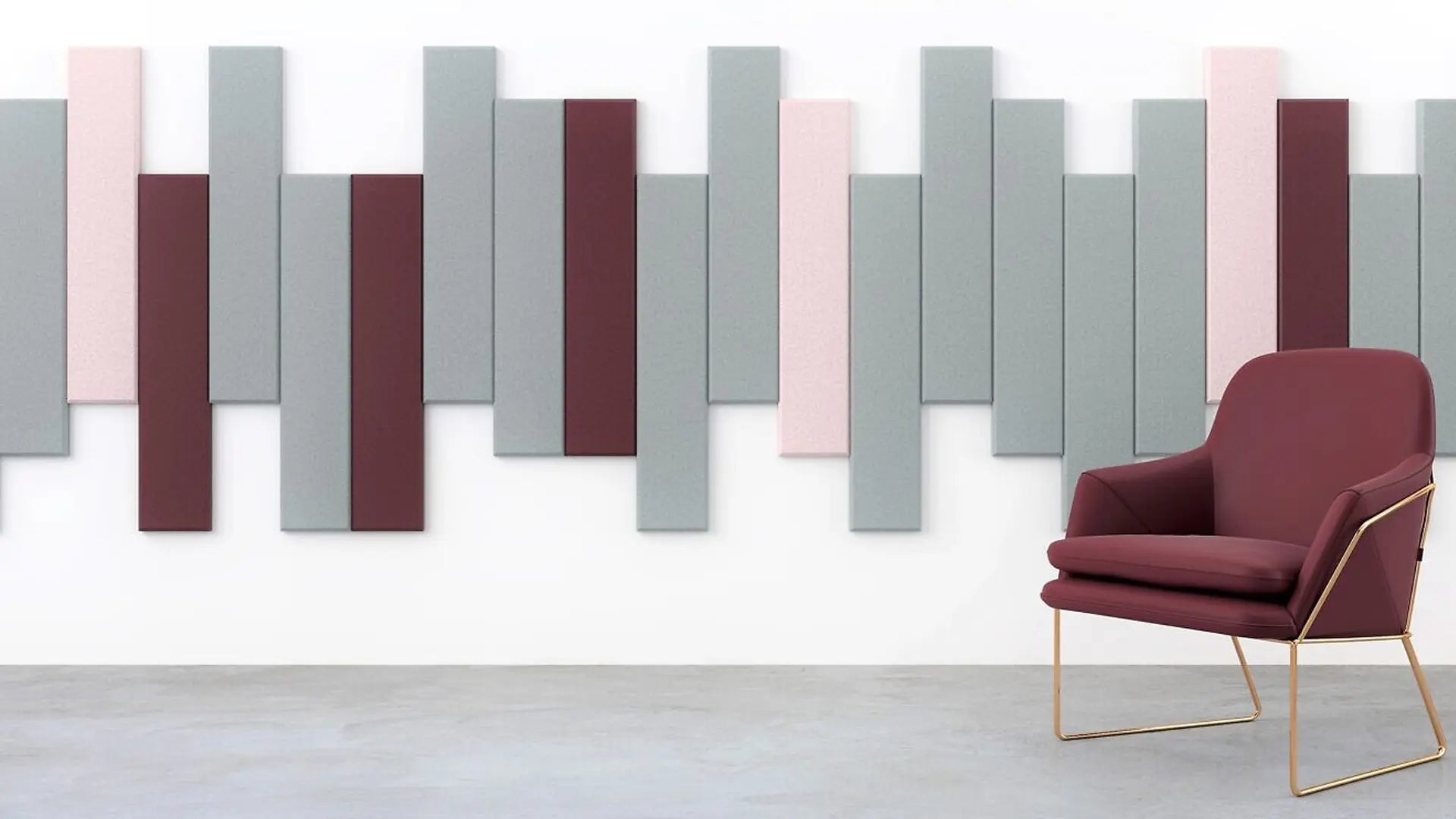 Fluffo panels stick - feature wall 