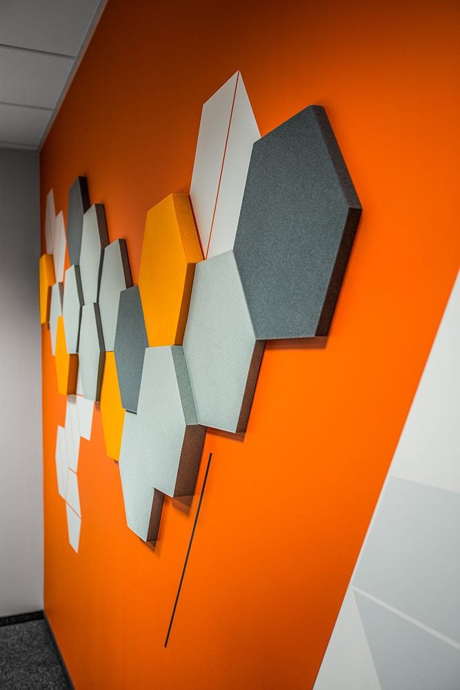 3D Wall Panels - HEXA M Soft Acoustic Wall Panel