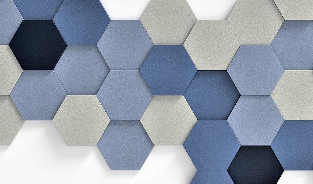 3D Wall Panels - HEXA M Soft Acoustic Wall Panel