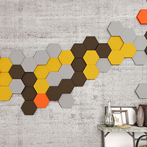 3D Wall Panels - HEXA M Soft Acoustic Wall Panel