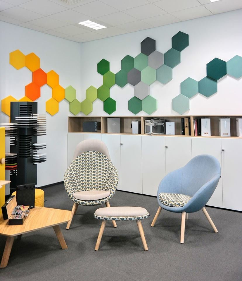 3D Wall Panels - HEXA M Soft Acoustic Wall Panel