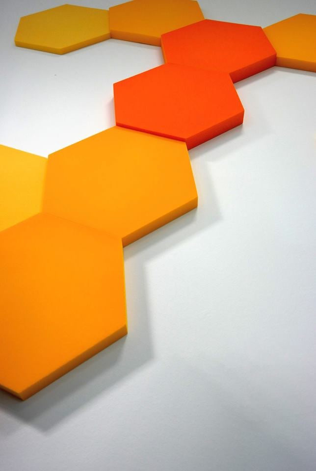 3D Wall Panels - HEXA M Soft Acoustic Wall Panel