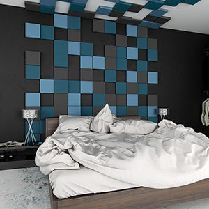 3D Wall Panels - PIXEL L Soft Acoustic Wall Panel