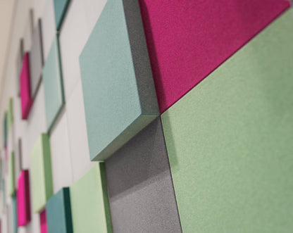 3D Wall Panels - PIXEL L Soft Acoustic Wall Panel