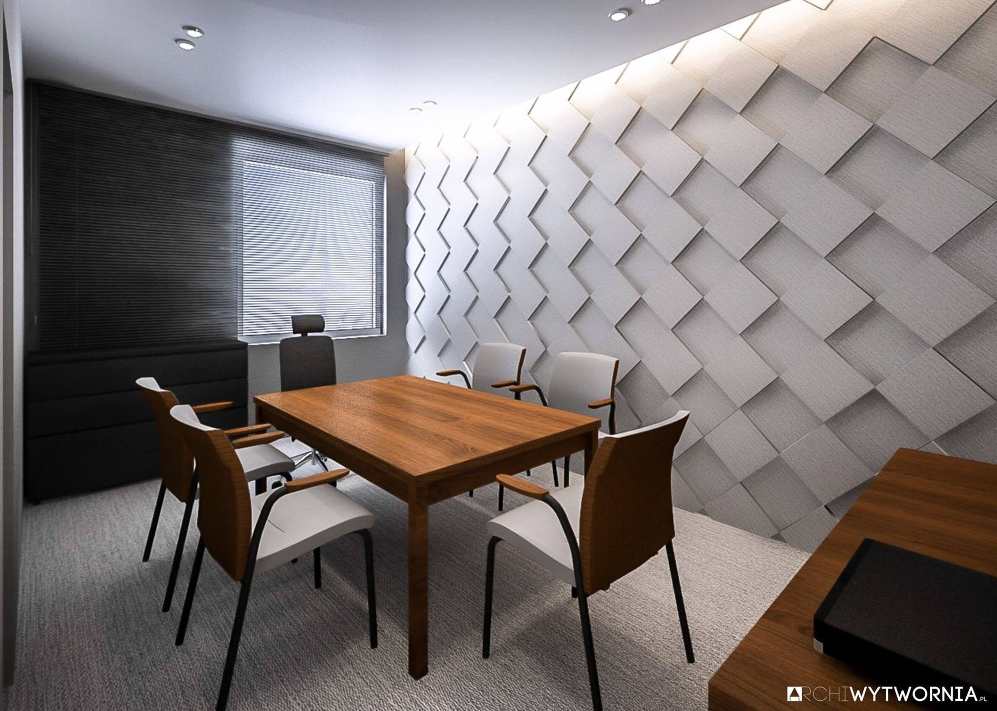 3D Wall Panels - PIXEL L Soft Acoustic Wall Panel