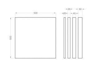 3D Wall Panels - PIXEL L Soft Acoustic Wall Panel