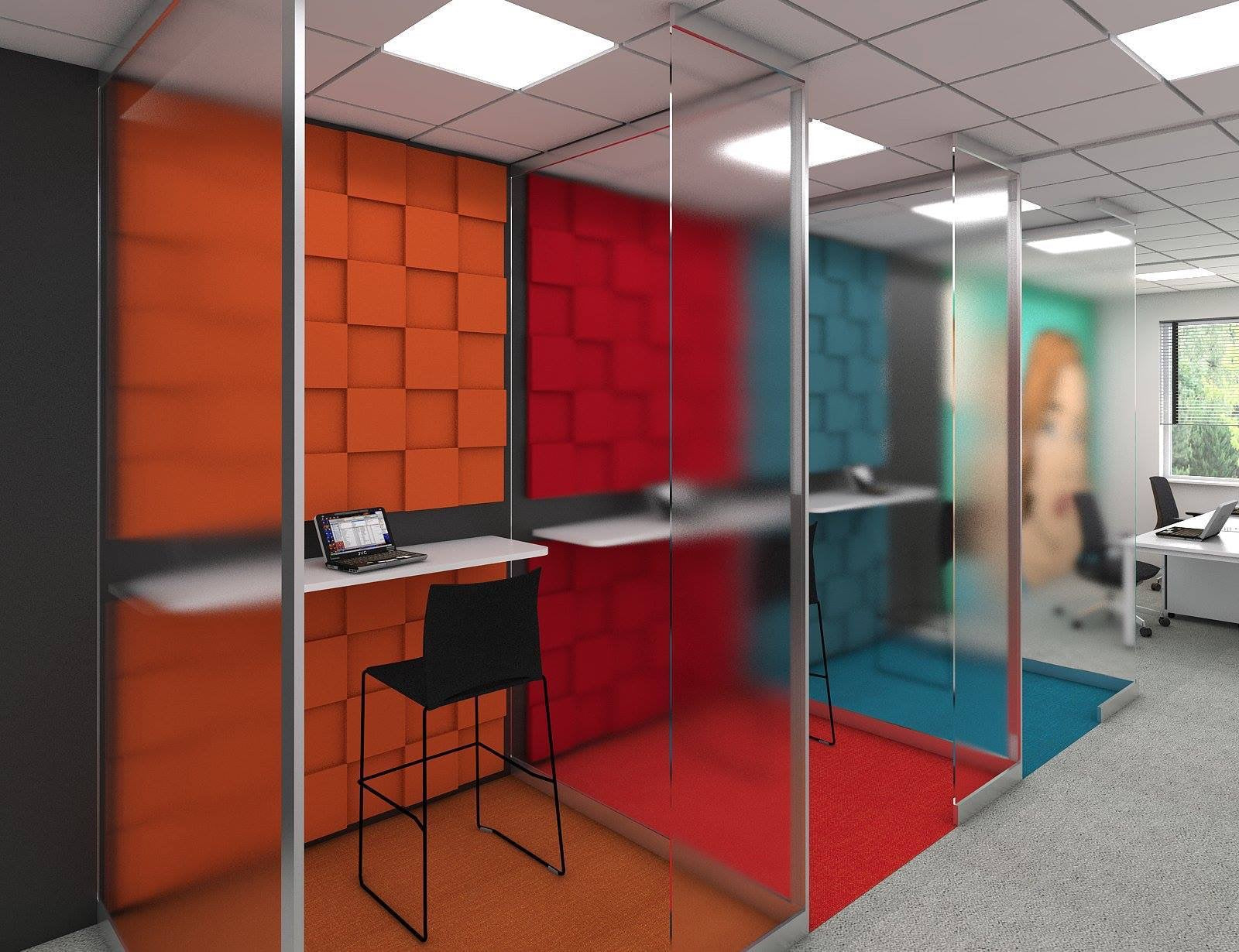 3D Wall Panels - PIXEL L Soft Acoustic Wall Panel