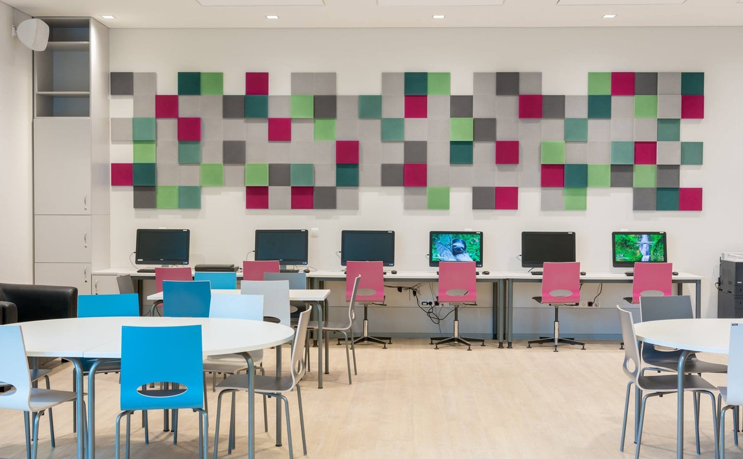 3D Wall Panels - PIXEL M Soft Acoustic Wall Panel