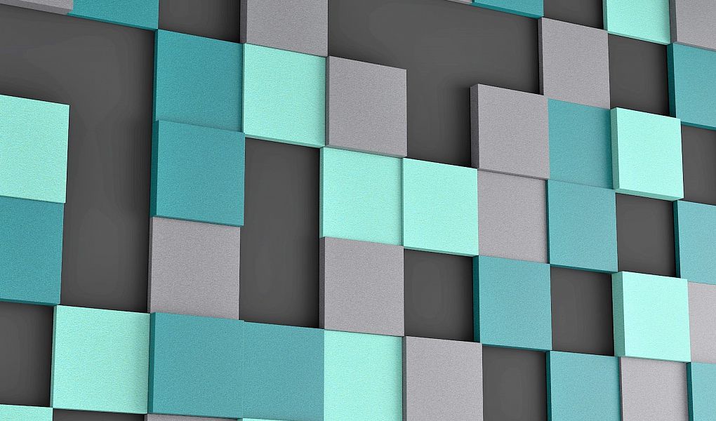 3D Wall Panels - PIXEL S Soft Acoustic Wall Panel